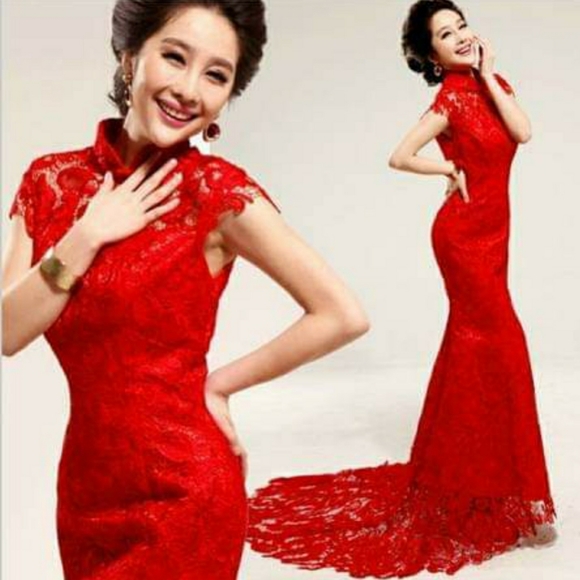 Chinese Bridal Wedding Dress QiPao - Picture 1 of 3